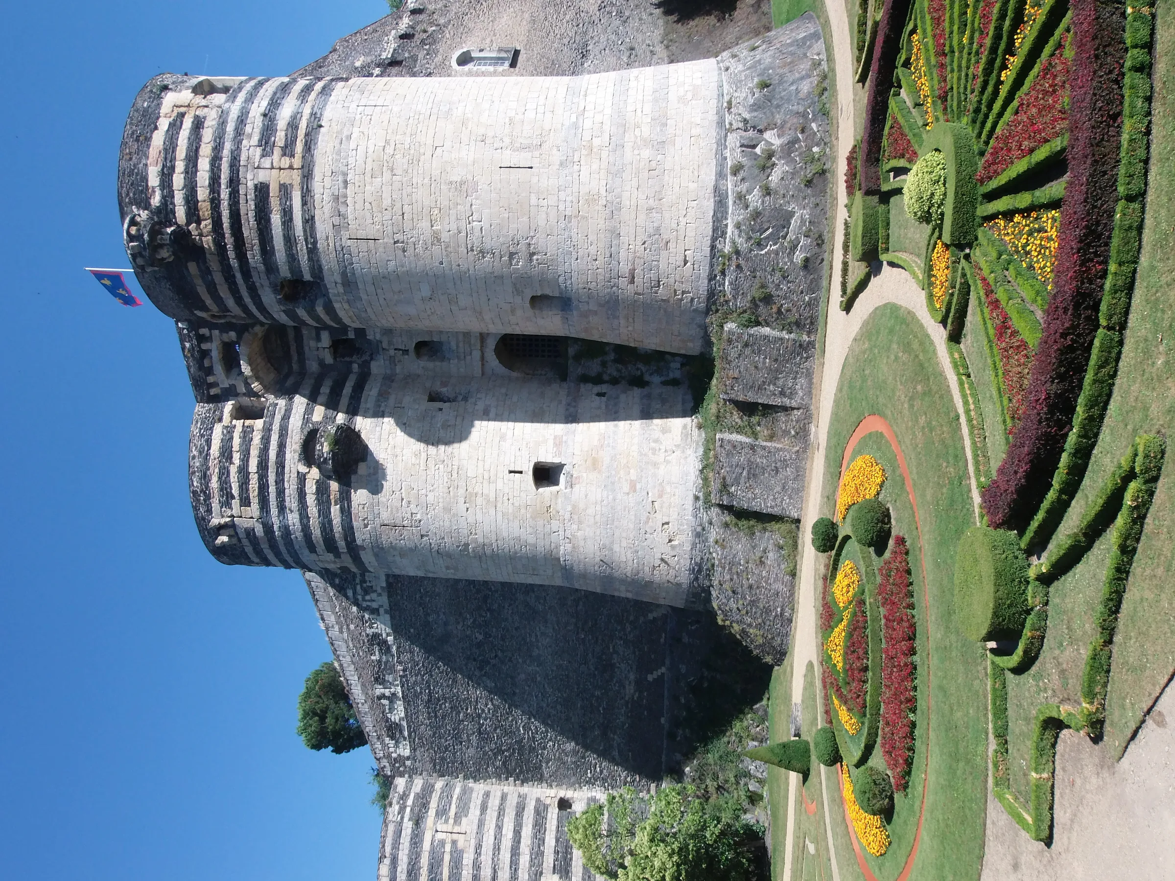 Angers, le château et ses jardins