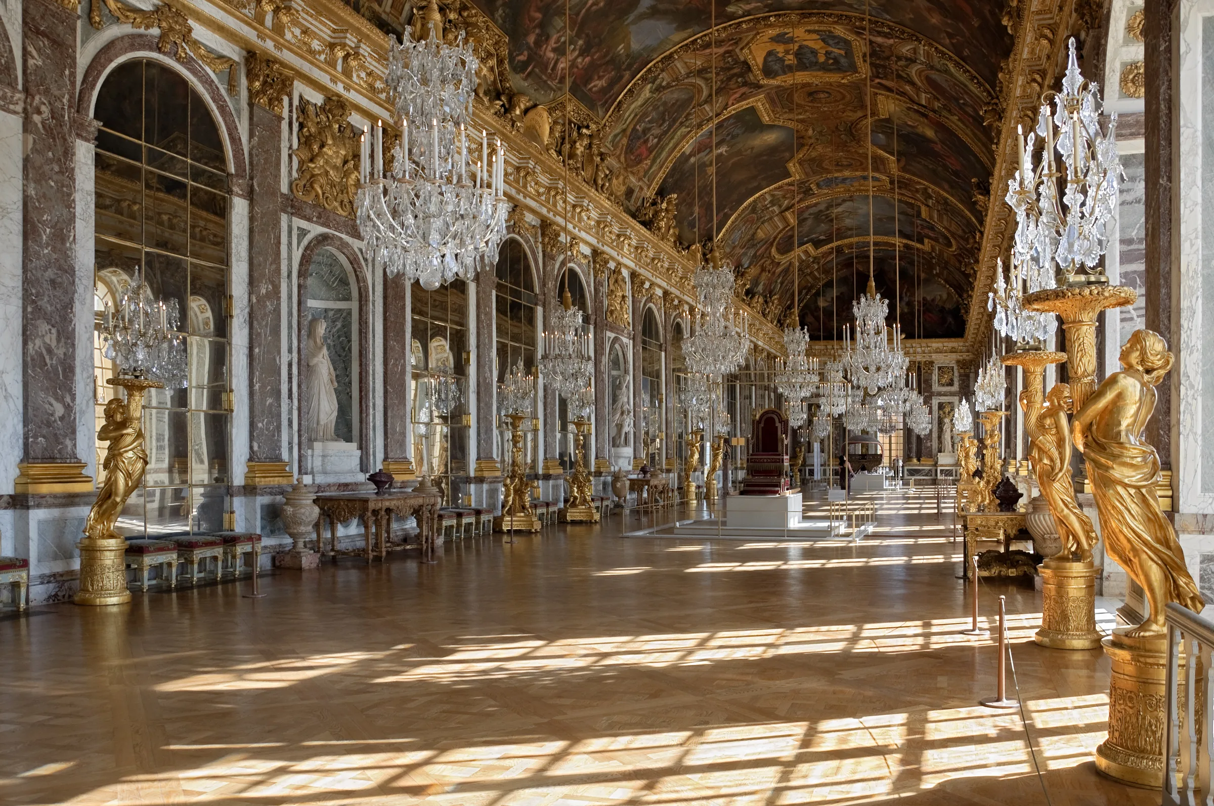 Versailles, la galerie des Glaces